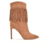 Women's Nine West Tries Heeled Fringe Booties