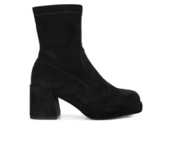 Women's Rag & Co Two Cubes Heeled Booties