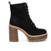 Women's Olivia Miller Evie Platform Heeled Lace Up Boots -Shoe Carnival Sales 1 216