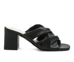 Women's London Rag Knope Block Heel Dress Sandals -Shoe Carnival Sales 1 67