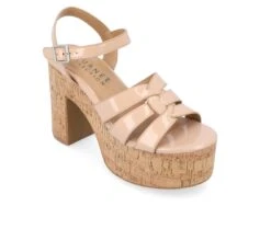 Women's Journee Collection Jania Platform Heeled Sandals -Shoe Carnival Sales 2 315