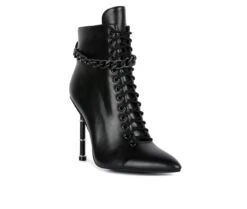 Women's London Rag Moulin Lace Up Stiletto Booties -Shoe Carnival Sales 2 696