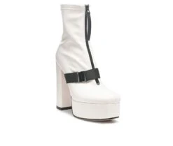 Women's London Rag Boomer Platform Heeled Booties -Shoe Carnival Sales 2 889