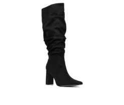 Women's New York And Company Damaris Knee High Heeled Boots -Shoe Carnival Sales 2 901