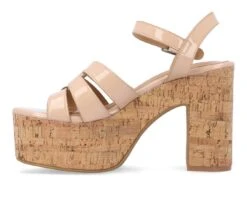 Women's Journee Collection Jania Platform Heeled Sandals -Shoe Carnival Sales 3 315