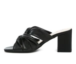 Women's London Rag Knope Block Heel Dress Sandals -Shoe Carnival Sales 3 33