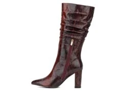 Women's New York And Company Earla Mid Calf Heeled Boots -Shoe Carnival Sales 3 913