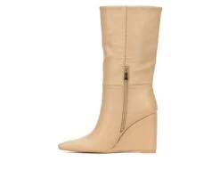 Women's Torgeis Milan Mid Calf Wedge Booties -Shoe Carnival Sales 3 955