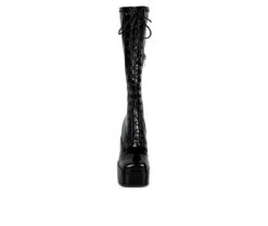 Women's London Rag Snowflakes Knee High Platform Boots -Shoe Carnival Sales 4 976